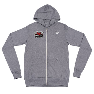 Spokane Bulls Full Zip Hoodie